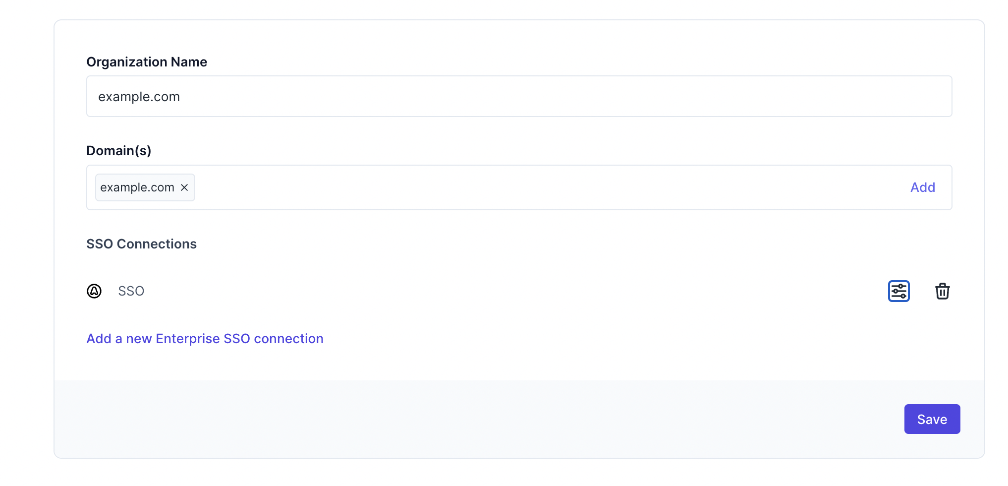 Ory Organization Details